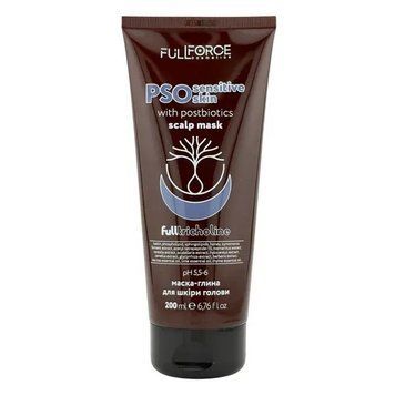 Постбіотична маска-глина Full Force PSO Sensitive Skin для шкіри голови, 200 мл